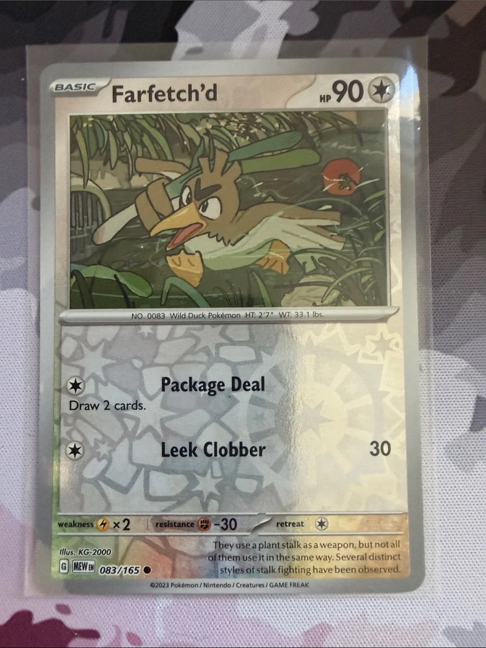Farfetch'd & Galarian Sirfetch'd Pokémon Lot | Reverse Holo Cards ✨5/$25✨